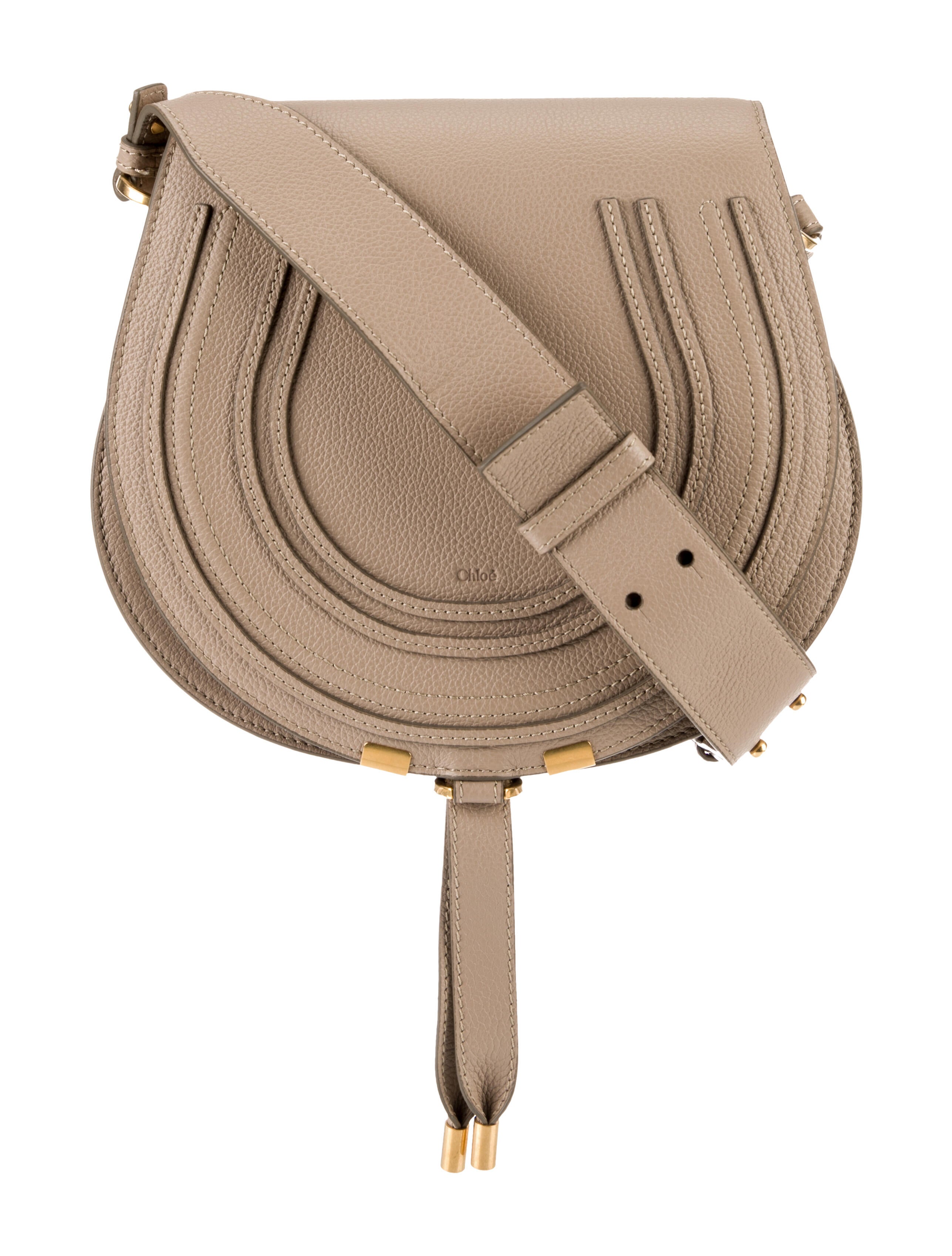 Chloé Leather Marcie Saddle Small
