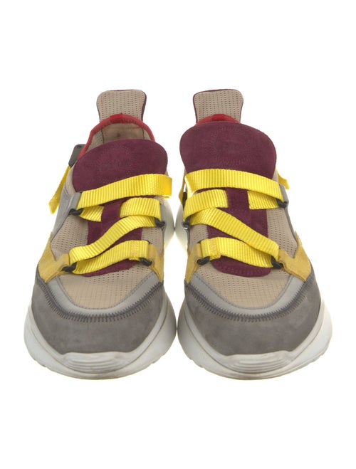 Chloé Mesh Colorblock Pattern Sneakers