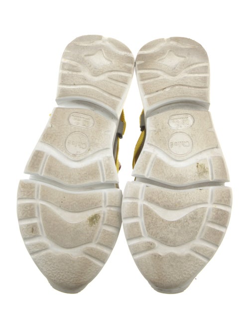 Chloé Mesh Colorblock Pattern Sneakers