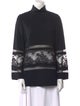 Chloé Mock Neck Long Sleeve Sweatshirt