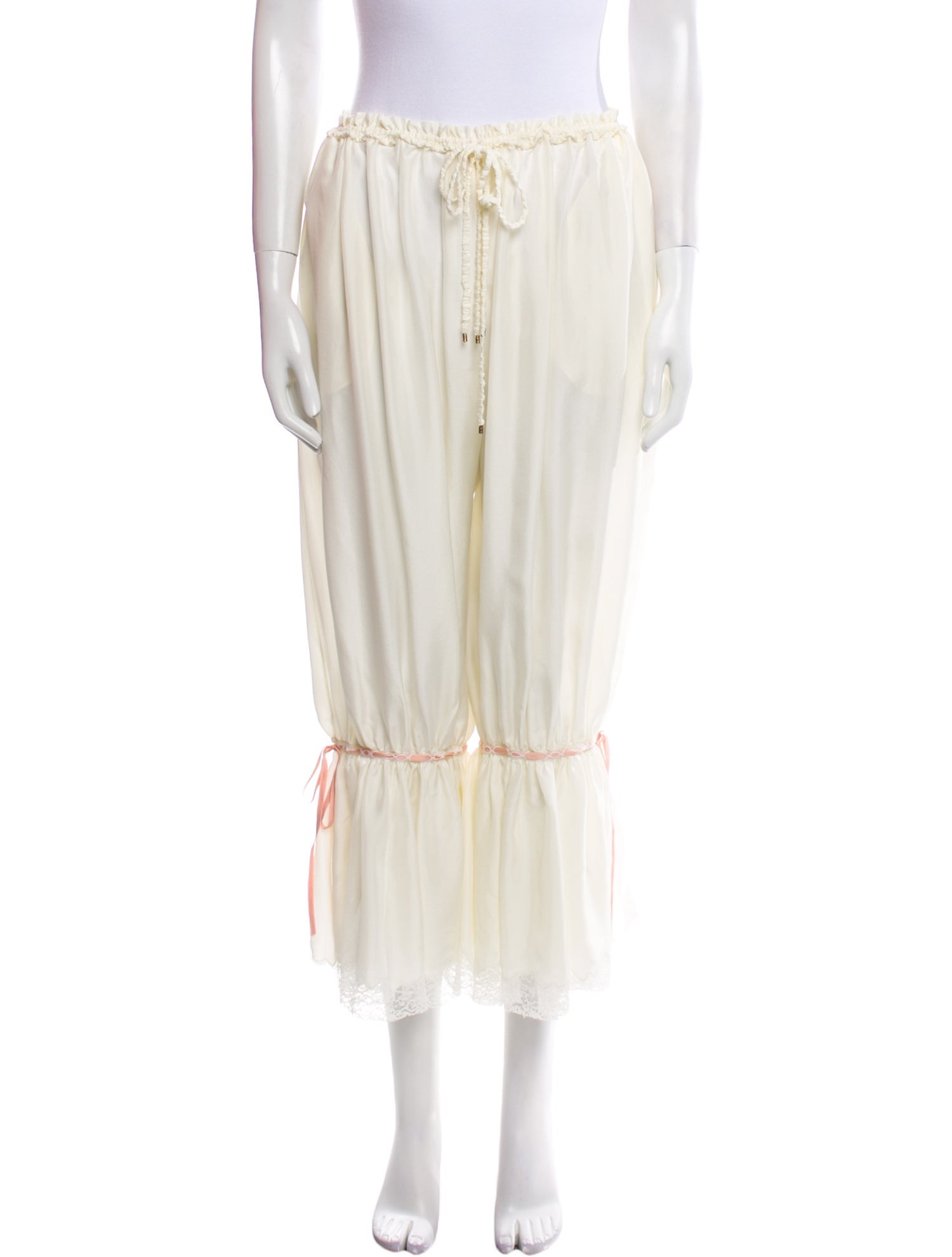 Chloé Silk Wide Leg Pants