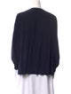 Chloé Silk Crew Neck Blouse