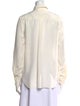 Chloé Silk Long Sleeve Button-Up Top