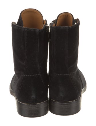 Chloé Velvet Combat Boots