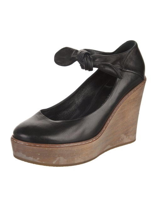 Chloé Leather Colorblock Pattern Pumps