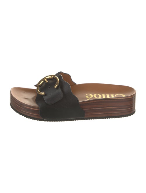 Chloé Leather Slides
