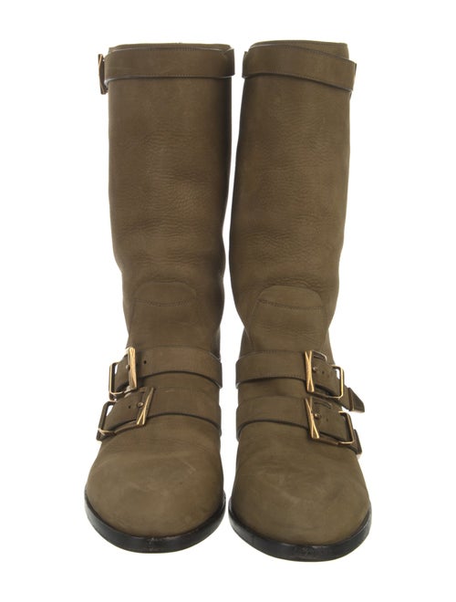 Chloé Suede Moto Boots