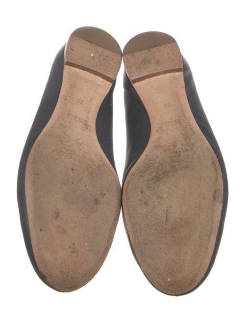 Chloé Leather Scalloped Accent Ballet Flats