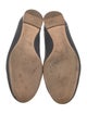 Chloé Leather Scalloped Accent Ballet Flats