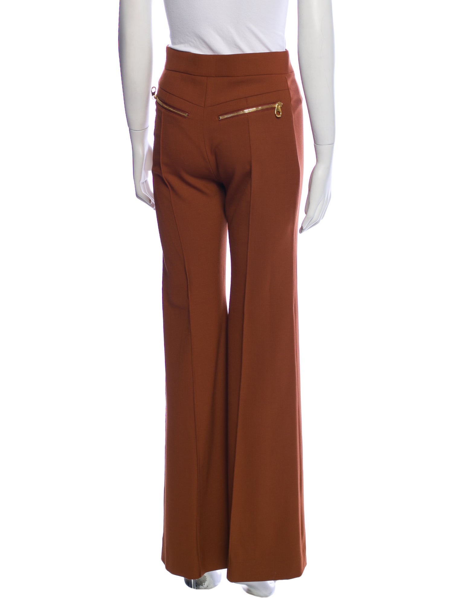 Chloé Virgin Wool Wide Leg Pants