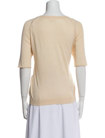 Chloé Colorblock Pattern Scoop Neck Sweater