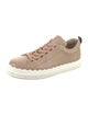 Chloé Leather Scalloped Accent Sneakers