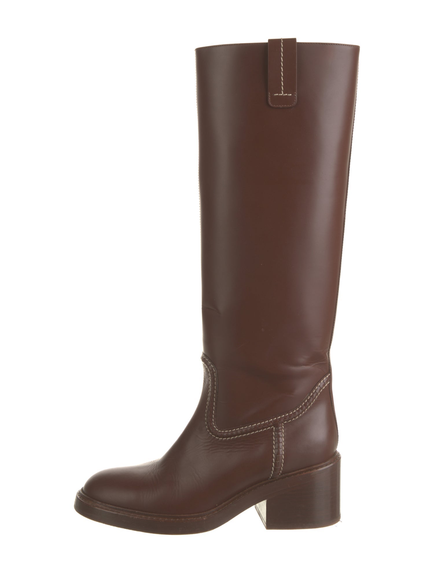 Chloé Leather Riding Boots