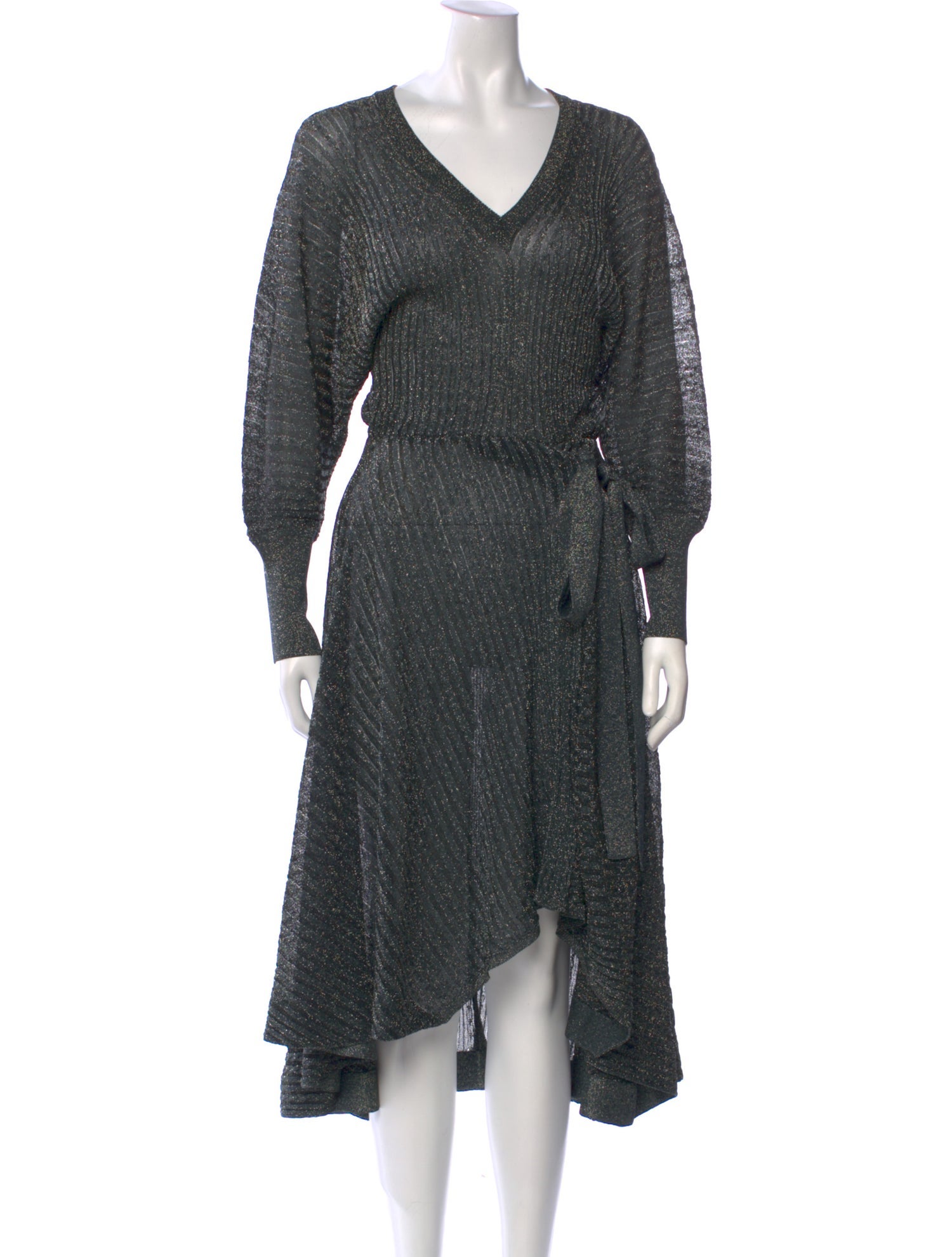 Chloé Striped Midi Length Dress w/ Tags