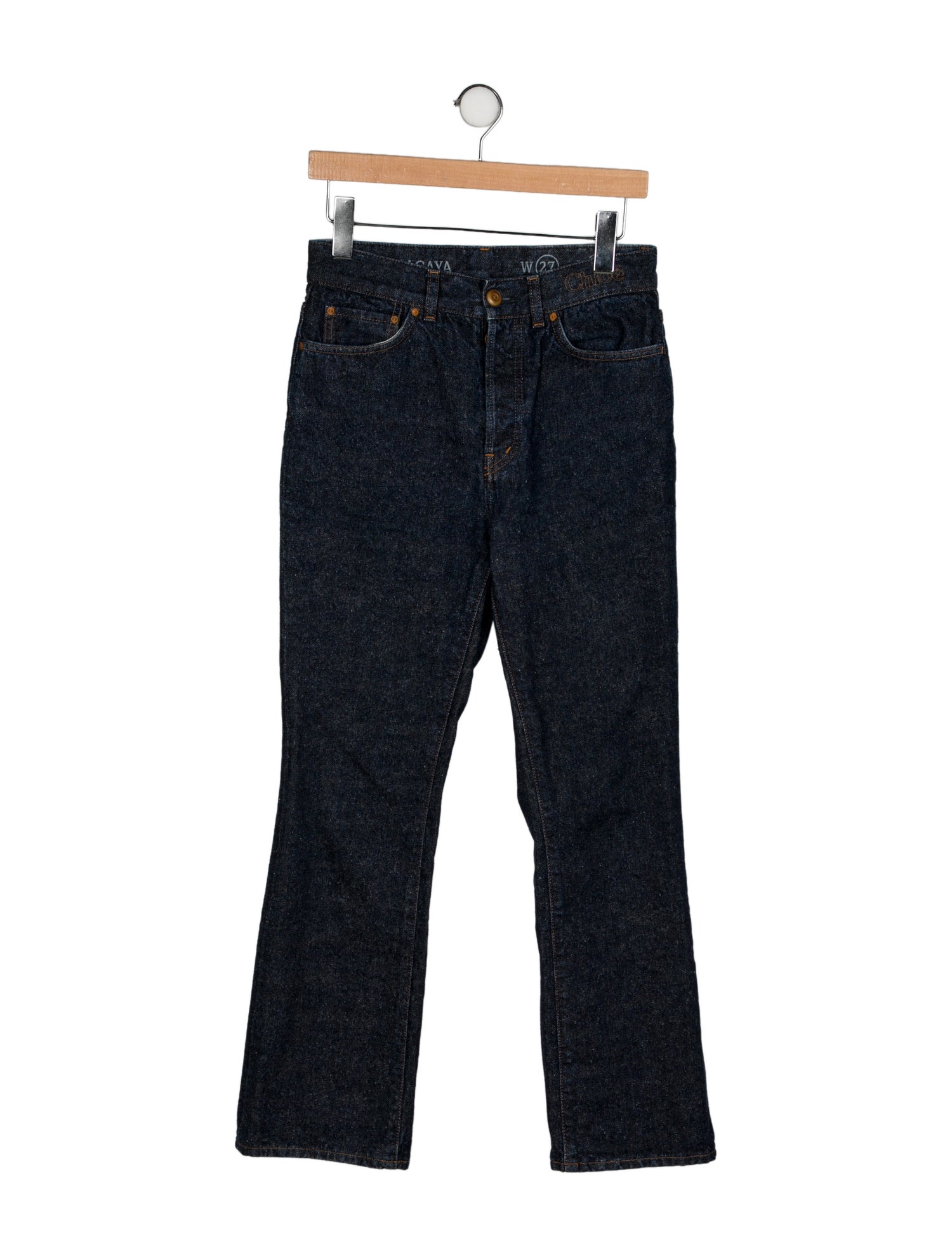 Chloé High-Rise Straight Leg Jeans