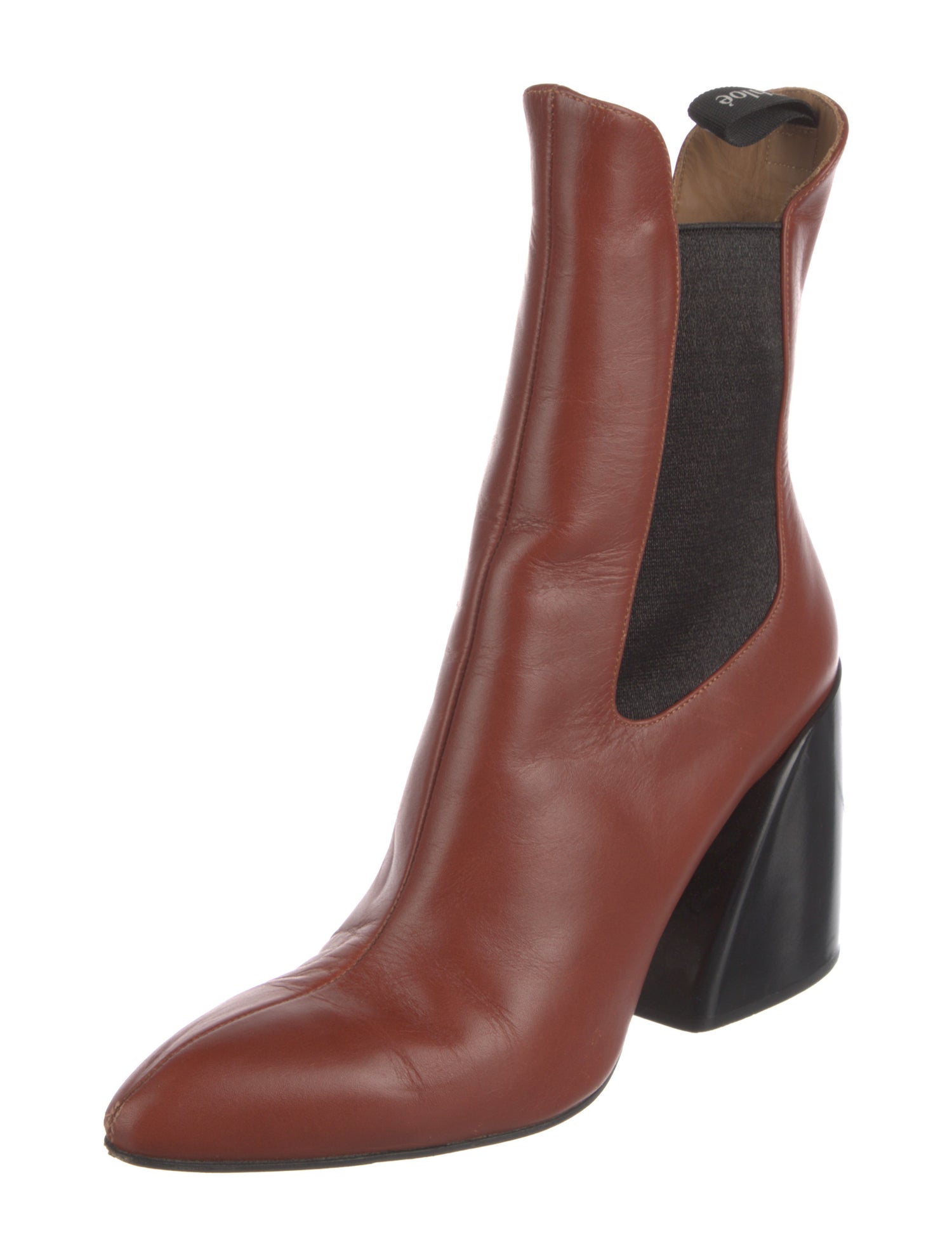 Chloé Leather Chelsea Boots
