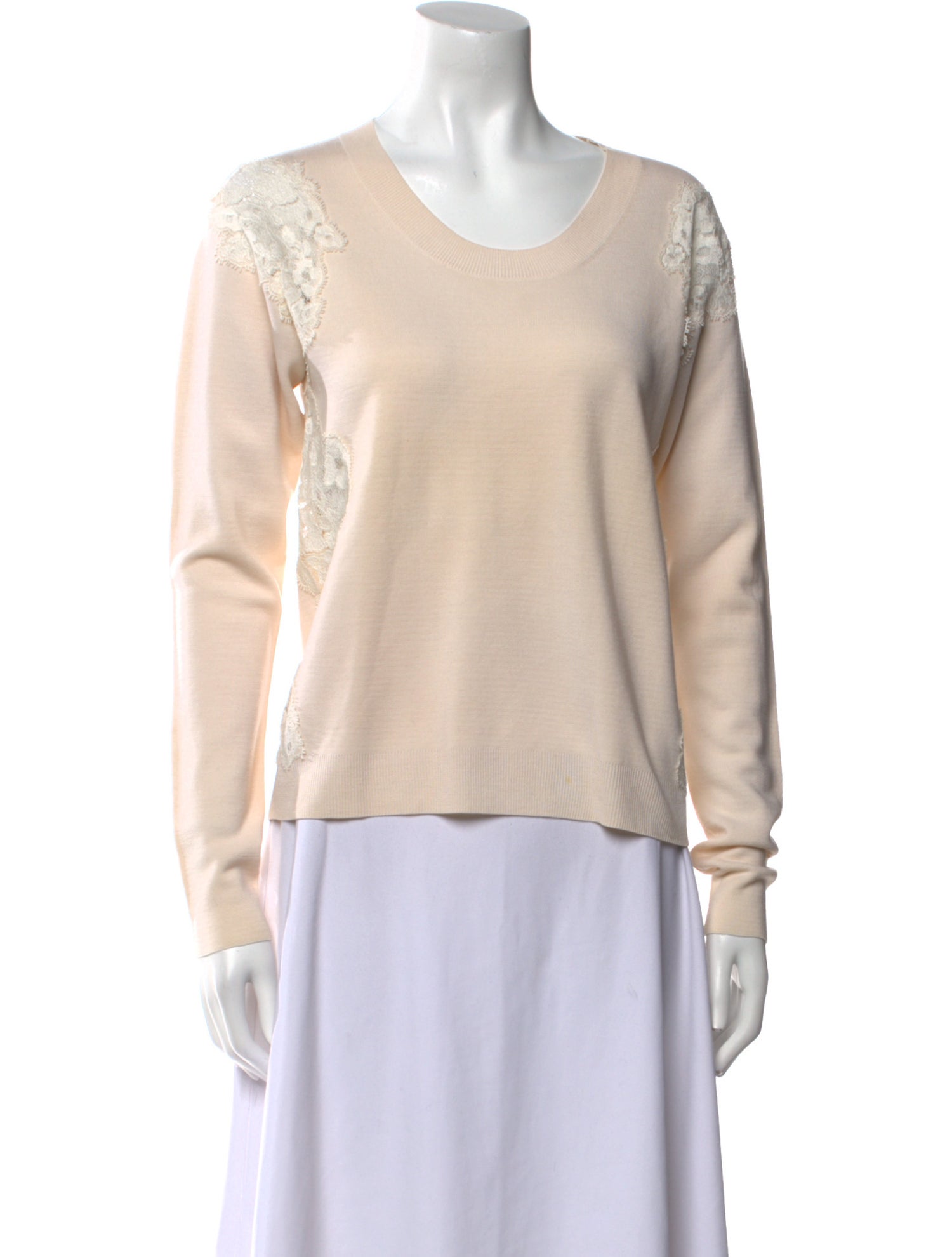 Chloé Wool Scoop Neck Sweater