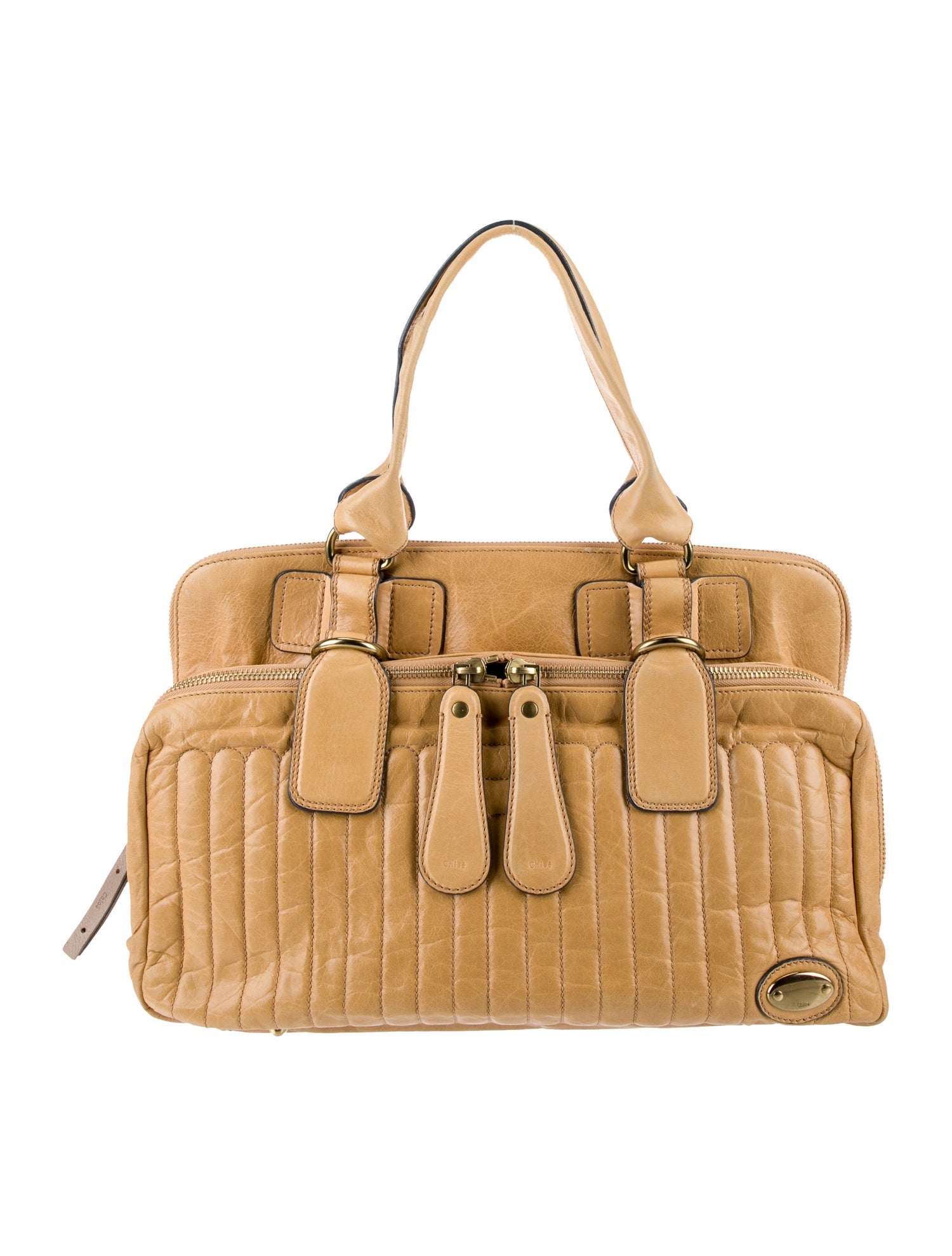 Chloé Leather Weekender Bag Vintage