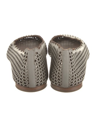 Chloé Leather Lasercut Accents Flats