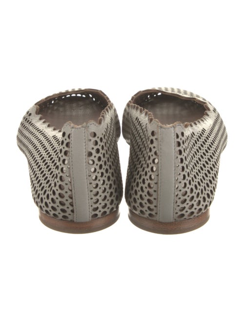 Chloé Leather Lasercut Accents Flats