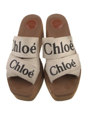 Chloé Canvas Printed Slides