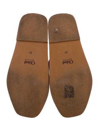 Chloé Canvas Slides