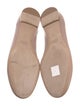 Chloé Leather Scalloped Accent Ballet Flats