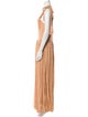Chloé Scoop Neck Long Dress