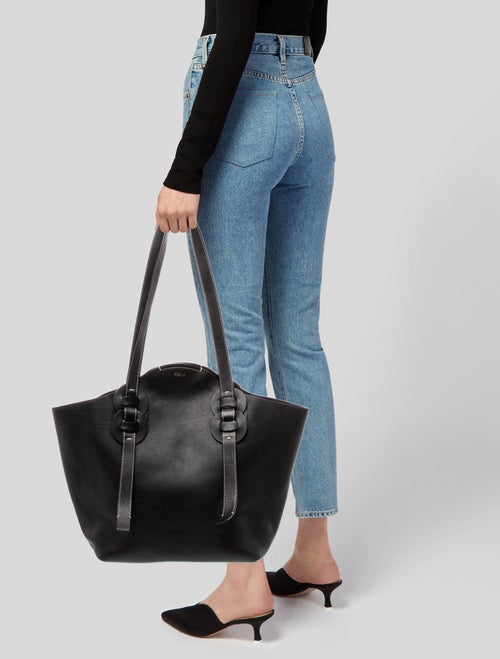Chloé Leather Darryl Tote Bag