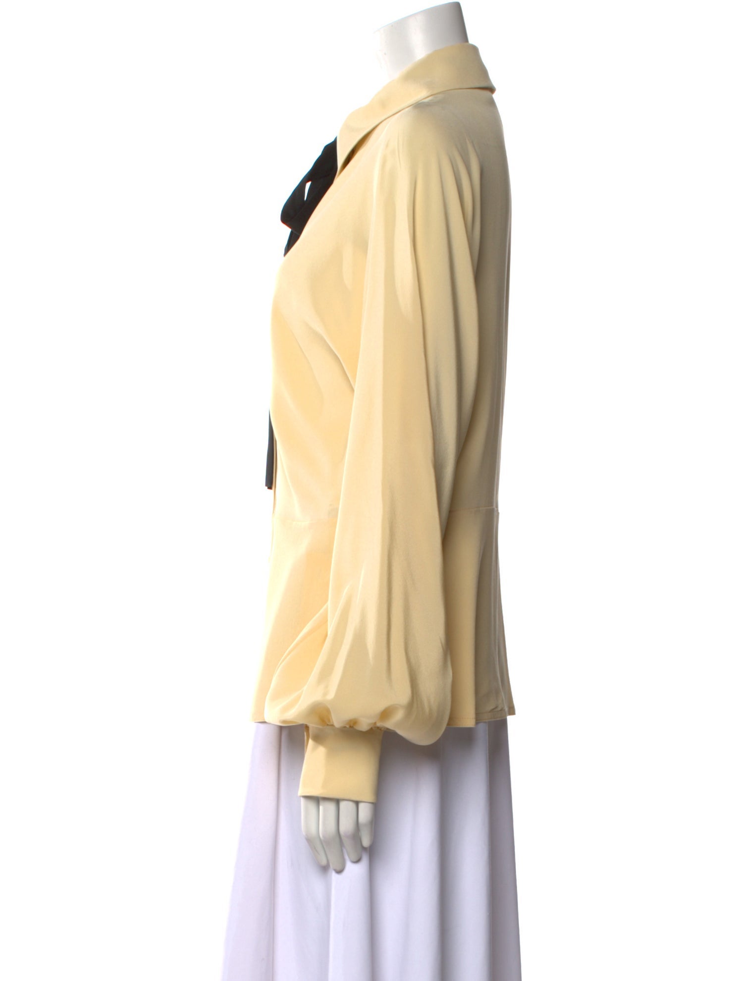 Chloé Silk Long Sleeve Blouse