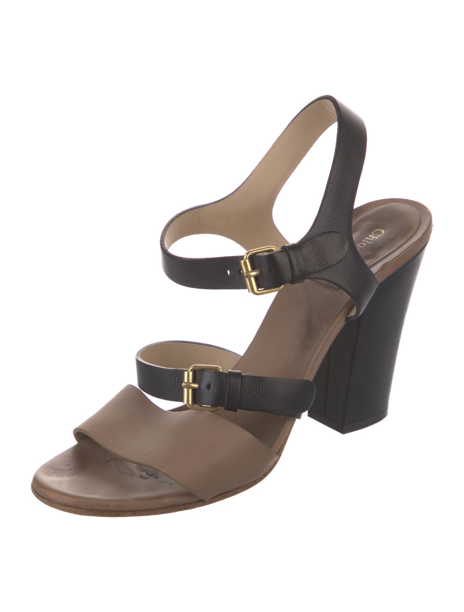 Chloé Leather Slingback Sandals