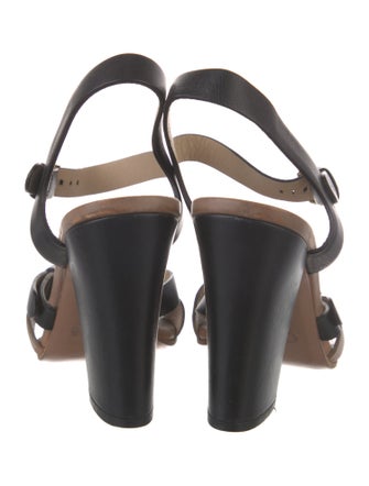 Chloé Leather Slingback Sandals