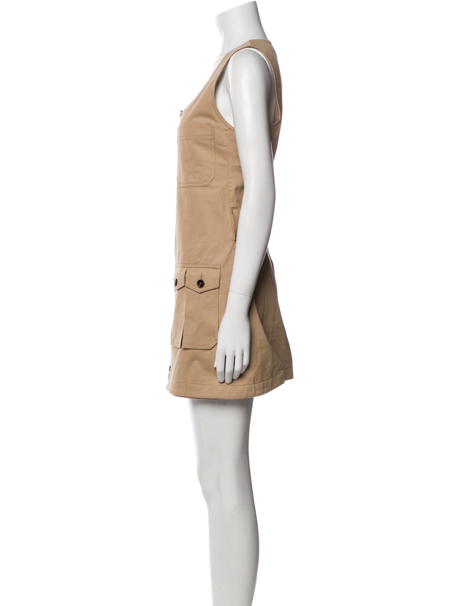 Chloé Scoop Neck Mini Dress