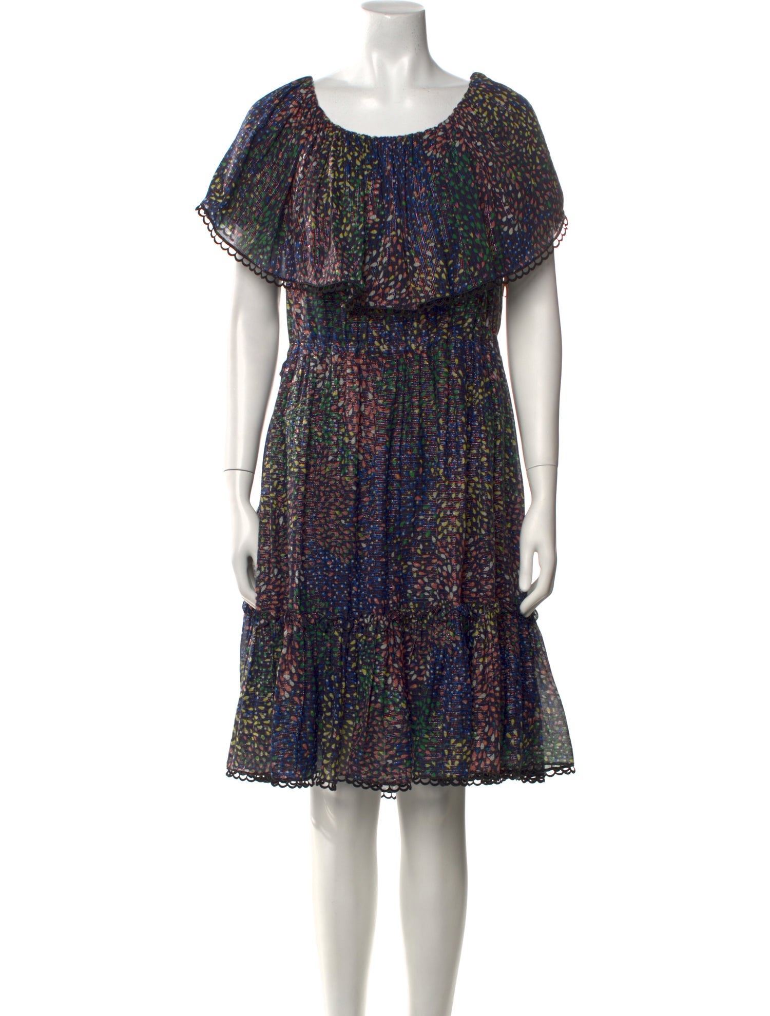 Chloé Printed Knee-Length Dress w/ Tags