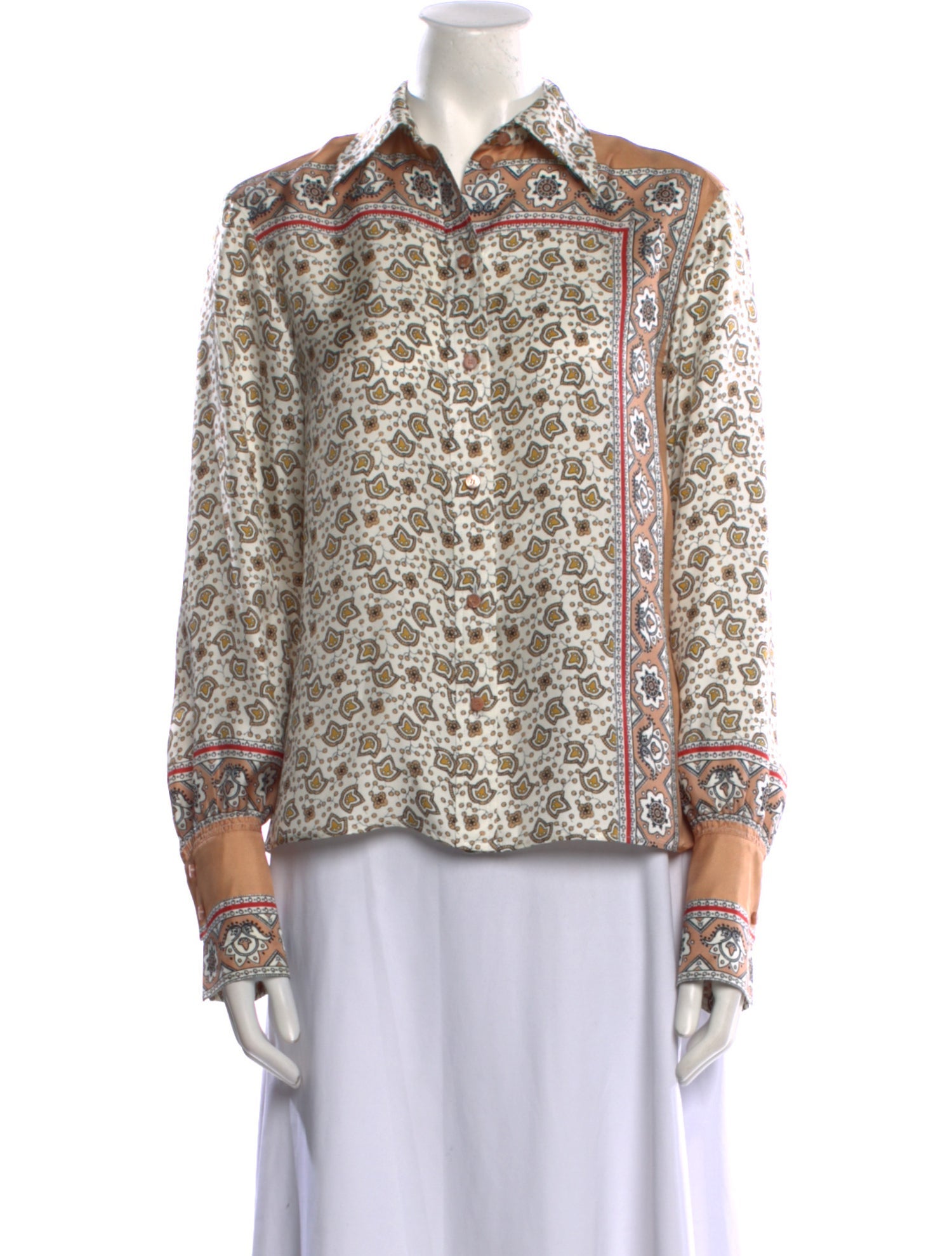 Chloé 2019 Silk Button-Up Top