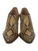 Chloé Snakeskin Animal Print Pumps