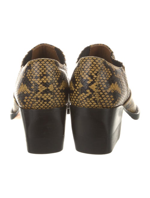 Chloé Snakeskin Animal Print Pumps