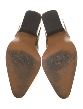 Chloé Snakeskin Animal Print Pumps