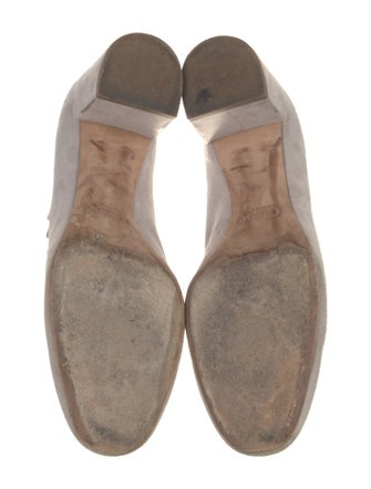 Chloé Suede Scalloped Accent Pumps