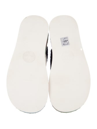 Chloé Rubber Whipstitch Trim Flip Flops