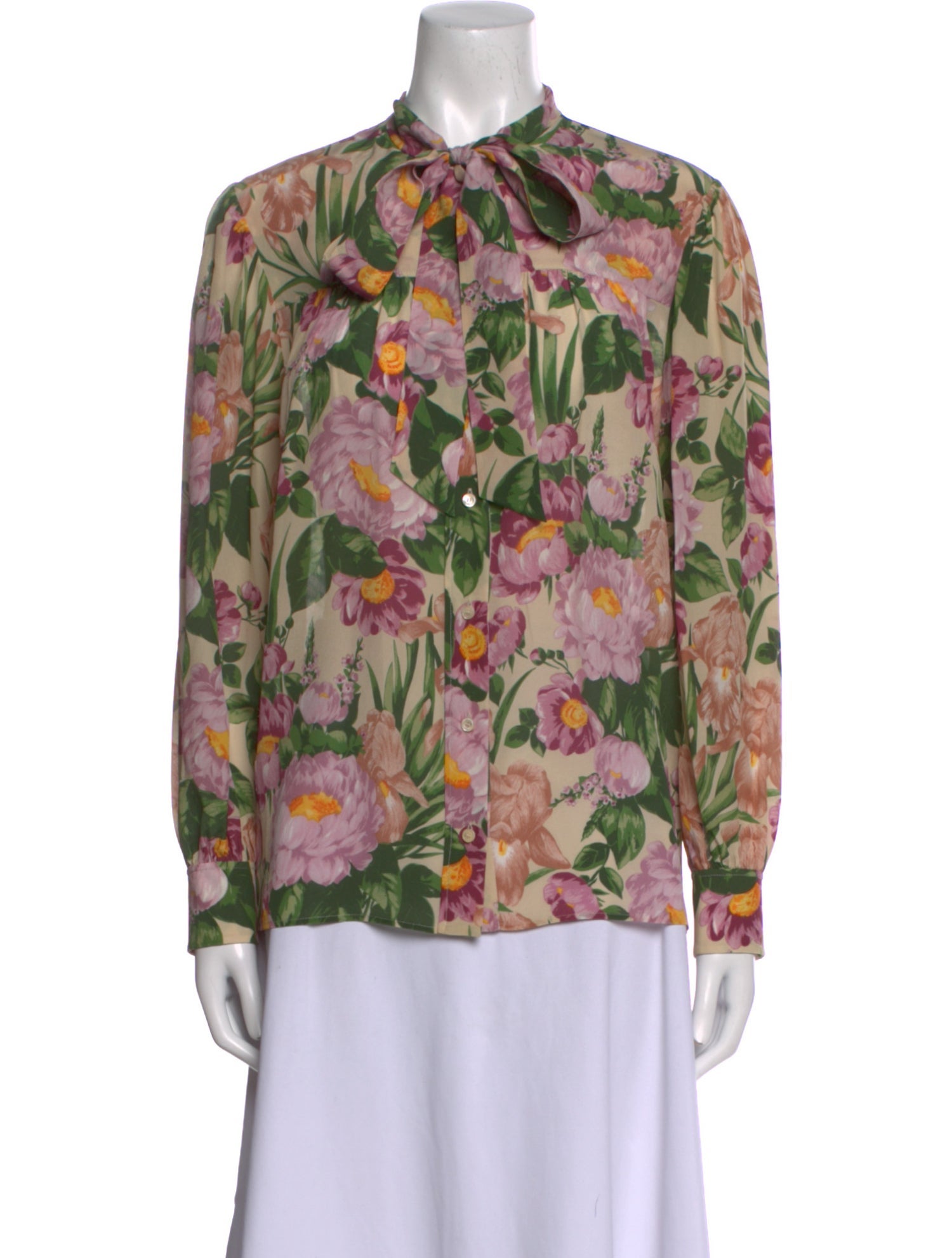 Chloé Silk Floral Print Blouse