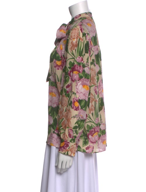 Chloé Silk Floral Print Blouse