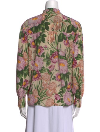 Chloé Silk Floral Print Blouse