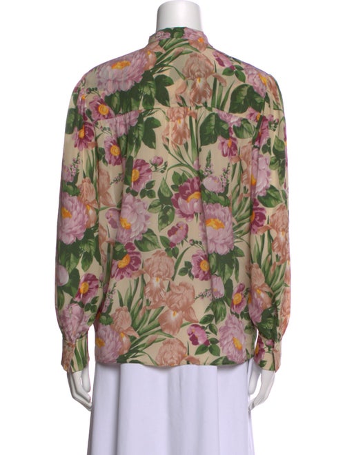 Chloé Silk Floral Print Blouse
