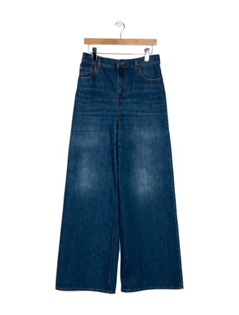 Chloé High-Rise Wide Leg Jeans