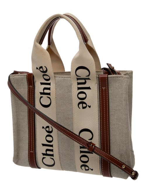 Chloé Canvas Woody Small