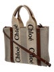 Chloé Canvas Woody Small