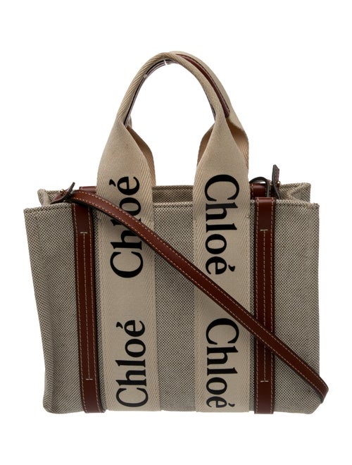 Chloé Canvas Woody Small