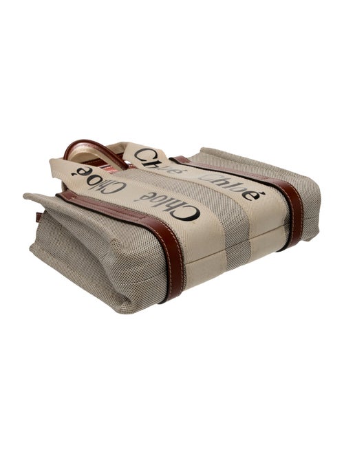 Chloé Canvas Woody Small