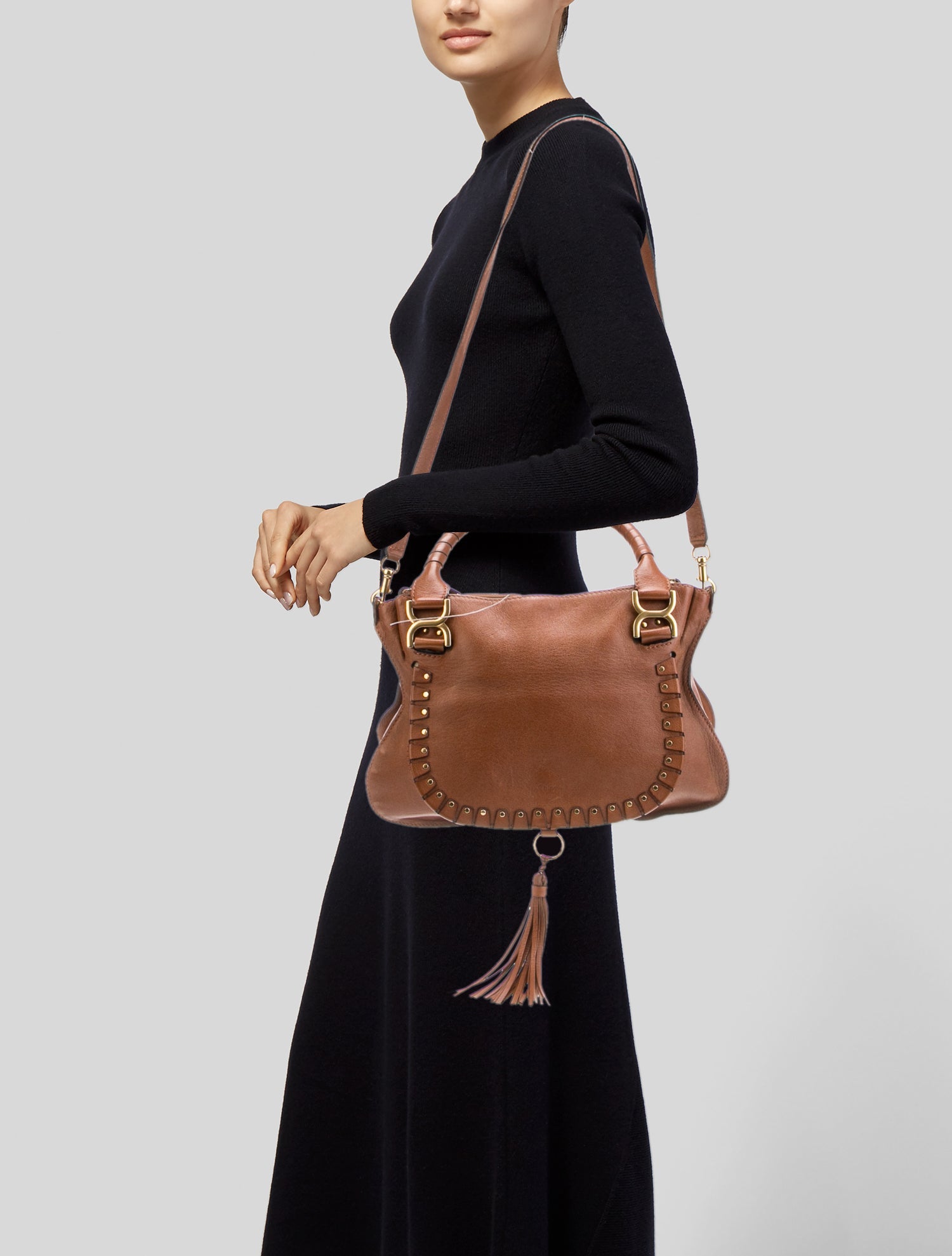 Chloé Leather Top Handle Bag